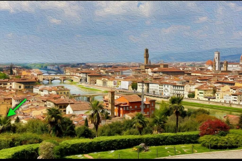 Monica Appartamento Con Giardino Al Ponte Vecchio Florence Luaran gambar